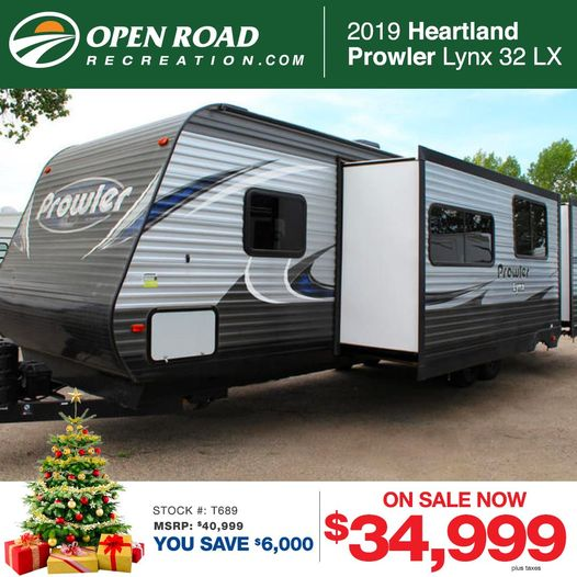 openroadregina's tweet photo. 12 Days of Christmas Special! 2019 Heartland Prowler Lynx 32 LX! Stock # T689 https://t.co/rCVlE9Cs2q https://t.co/cNnwDkGG0Q