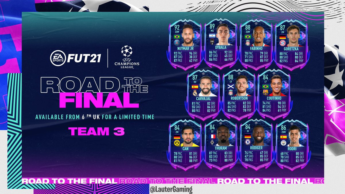 Meine RTTF Team3 Prediction #RTTF #RTTF3 #RTTFPREDICTION #FUT #FIFA21