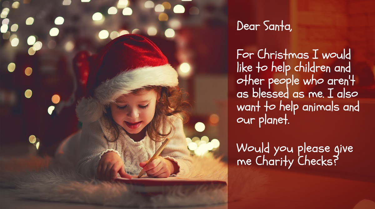 CharityChecks's tweet photo. Help the kids in your life learn the value of giving with Charity Checks. They choose what causes matter to them and you pass on your values. Win-win-win.
https://t.co/5jRb9k5mye
#kidgifts #RedefineGiving #grandkidgifts #ChristmasGifts #greatgifts #letterstosanta #presents #gifts https://t.co/1E4obPw159