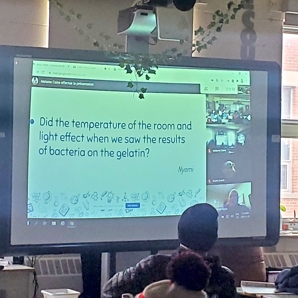 mllecaine's tweet photo. We learned a ton in our 'Ask a Microbiologist' session with Prof. Ben from South Dakota State University! Thanks for answering of our burning questions, from why some of our samples went sideways to your favourite streaming series :) https://t.co/xopnxKPJFs