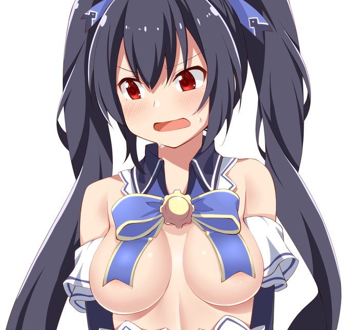 ネプテューヌのノワール様描きました つなこ先生のキャラほんとすきすき! 