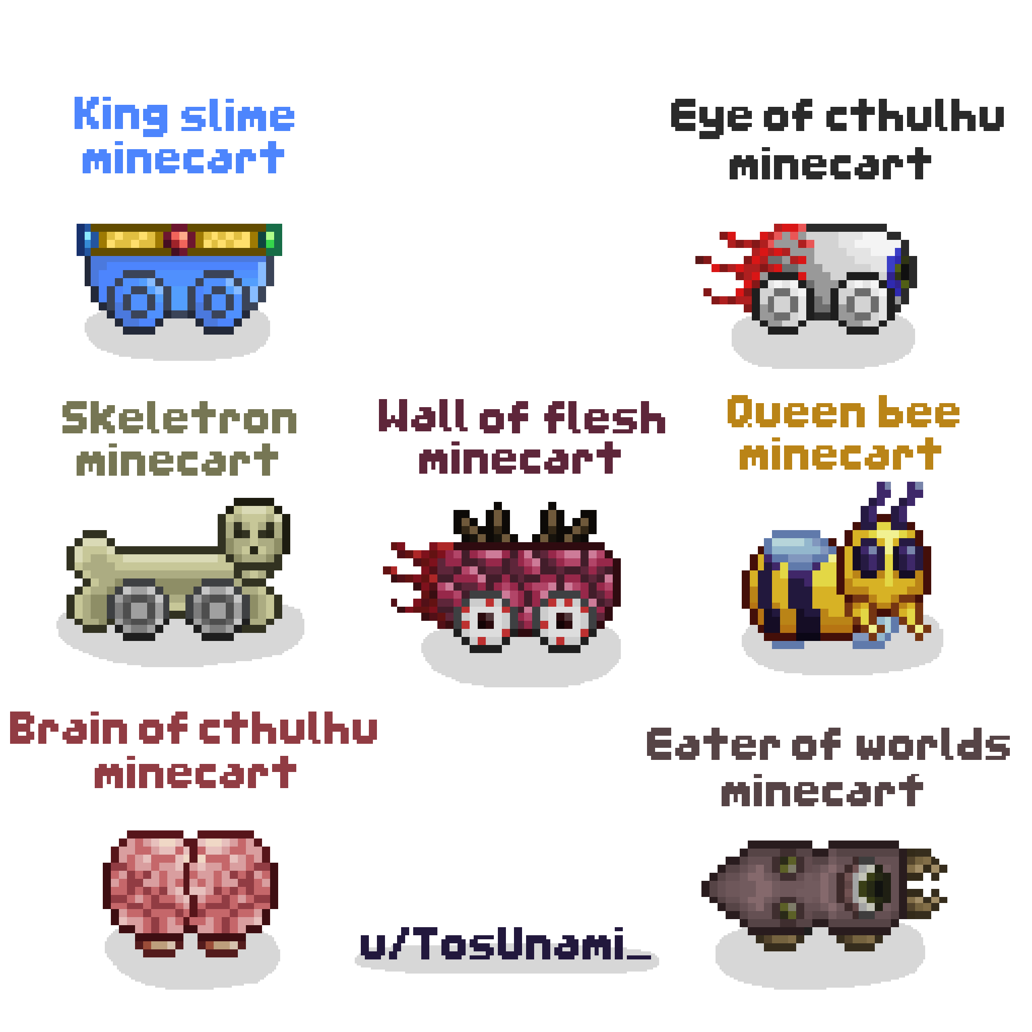 r/Terraria 🌳 on X: All terraria bosses combined    / X