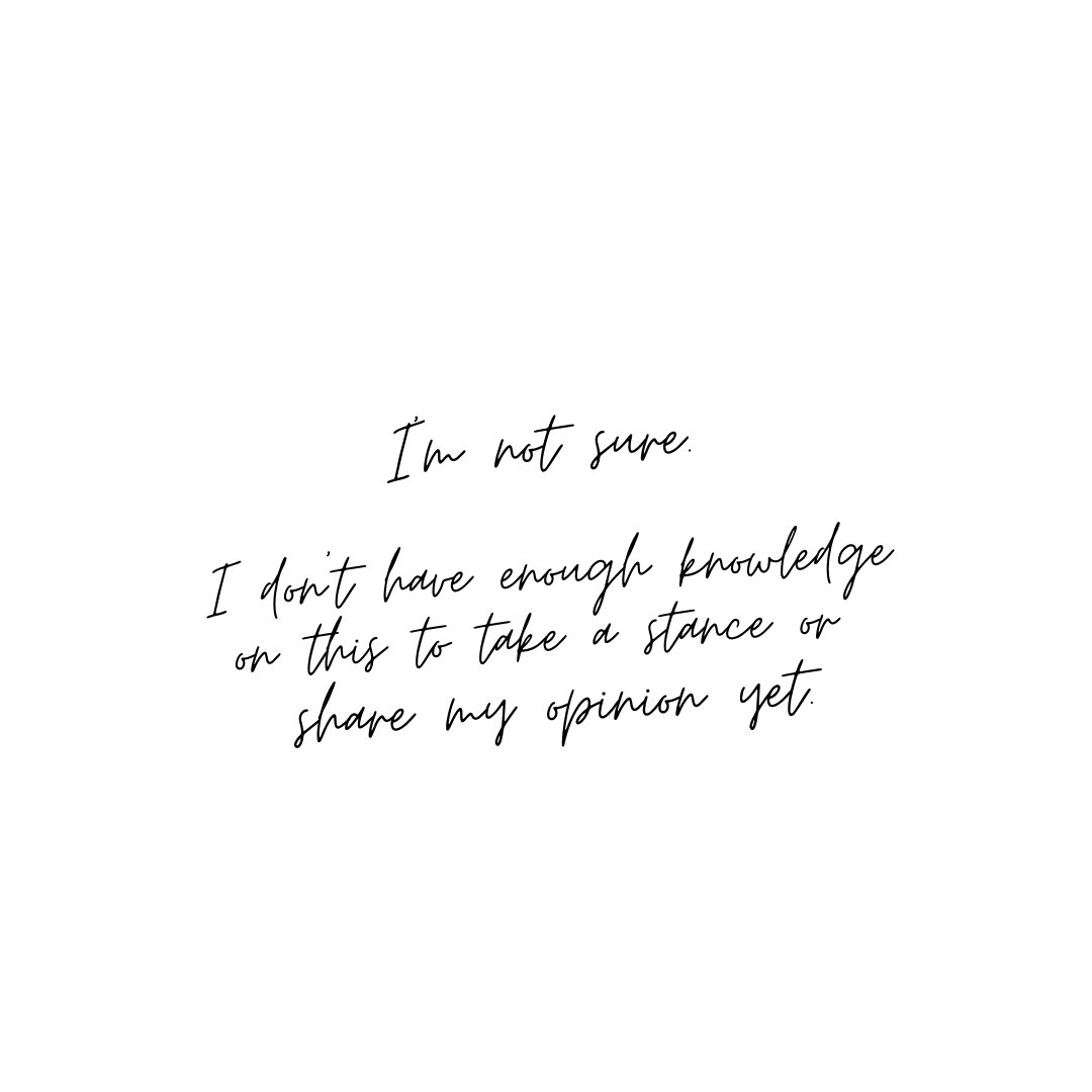 Sometimes strong stances and opinions come from knowledge, wisdom, and passion. But other times it comes from pride, ignorance, and haste. I’m learning to discern the difference. I hope you do too ❤️ 

instagram.com/p/CI6m9PdJRm4/…