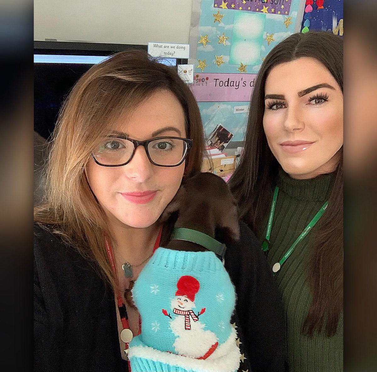 Miss Parker, Mrs Underwood and Little Bear would like to wish all Year One and the rest of KBA a very Merry Christmas and a Happy New Year. We look forward to seeing you all back in January! <a href="/MrsUnderwood8/">Abbie Underwood</a> @KbaPrimary 🎄🎅🏼