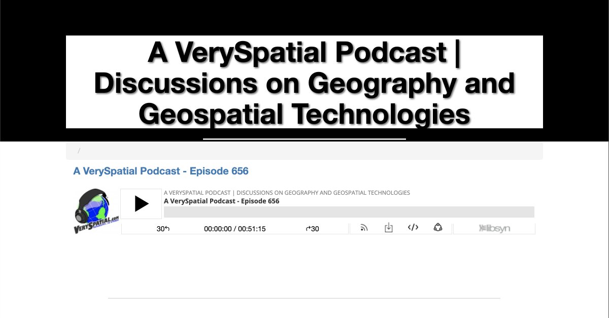 Learn a few things about our prescient.earth initiative with <a href="/geo_will/">Will Cadell</a> on the  @VerySpatial podcast. #geospatial #gis  avsp.libsyn.com/a-veryspatial-…