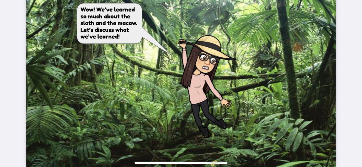 We ditched the cold today and headed to the rainforest for another virtual field trip! Ss were excited to learn about another habitat and some amazing animals🦜🦥 <a href="/boyne_river/">Boyne River P.S.</a>