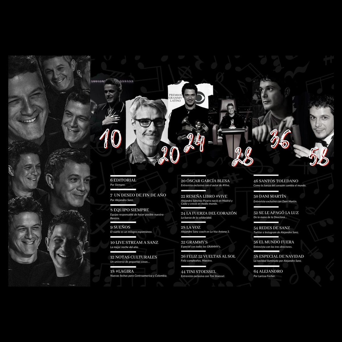 ¡El número 2 de la revista SIEMPRE pasa a ser vuestro!
Hay un universo de pequeñas cosas en el que quien más brilla eres tú @alejandrosanz 
Esperamos que disfruten de cada palabra plasmada tanto como nosotros escribiéndola
#SiempreConSanz
#SiempreConSuFuerza