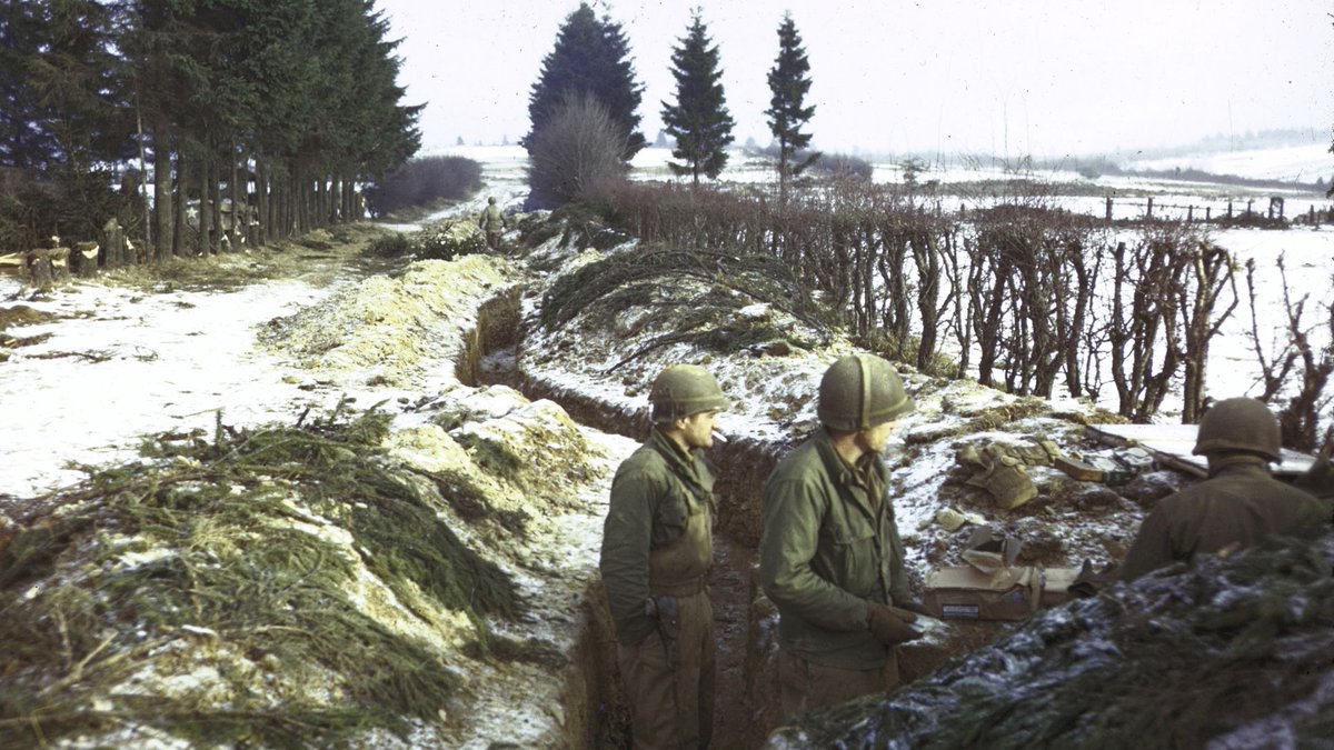6 of 7:As a result, Eisenhower assumed a lot of risk with forces, he placing inexperienced units on the front lines and allowed commanders throughout Ardennes to replace troops in-stride. These forces absorbed the initial German blow.