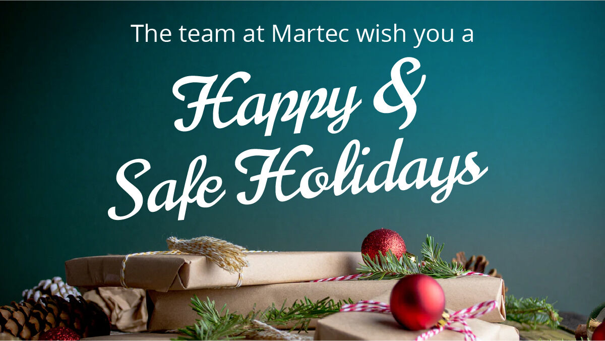 MartecAU's tweet photo. The team at Martec wish you a happy and safe holidays. Our business will be closed from 12pm on Wednesday 23rd December 2020 and reopening on Monday 11th January 2021. #MartecAustralia #marteclighting #electricalwholesaler #contractor #happyholidays https://t.co/E21tr98TEo