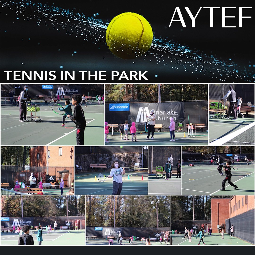 TENNIS IN THE PARK @ Briarcliff Church on December 5th

All of the kids had so much fun! It is amazing to see the progression of each kids tennis game! Thank you for coming out on a sunny, but cooler day :).

AYTEF is so appreciative to <a href="/UTAtennis/">Mavs Tennis</a> for use of the facility! #aytef