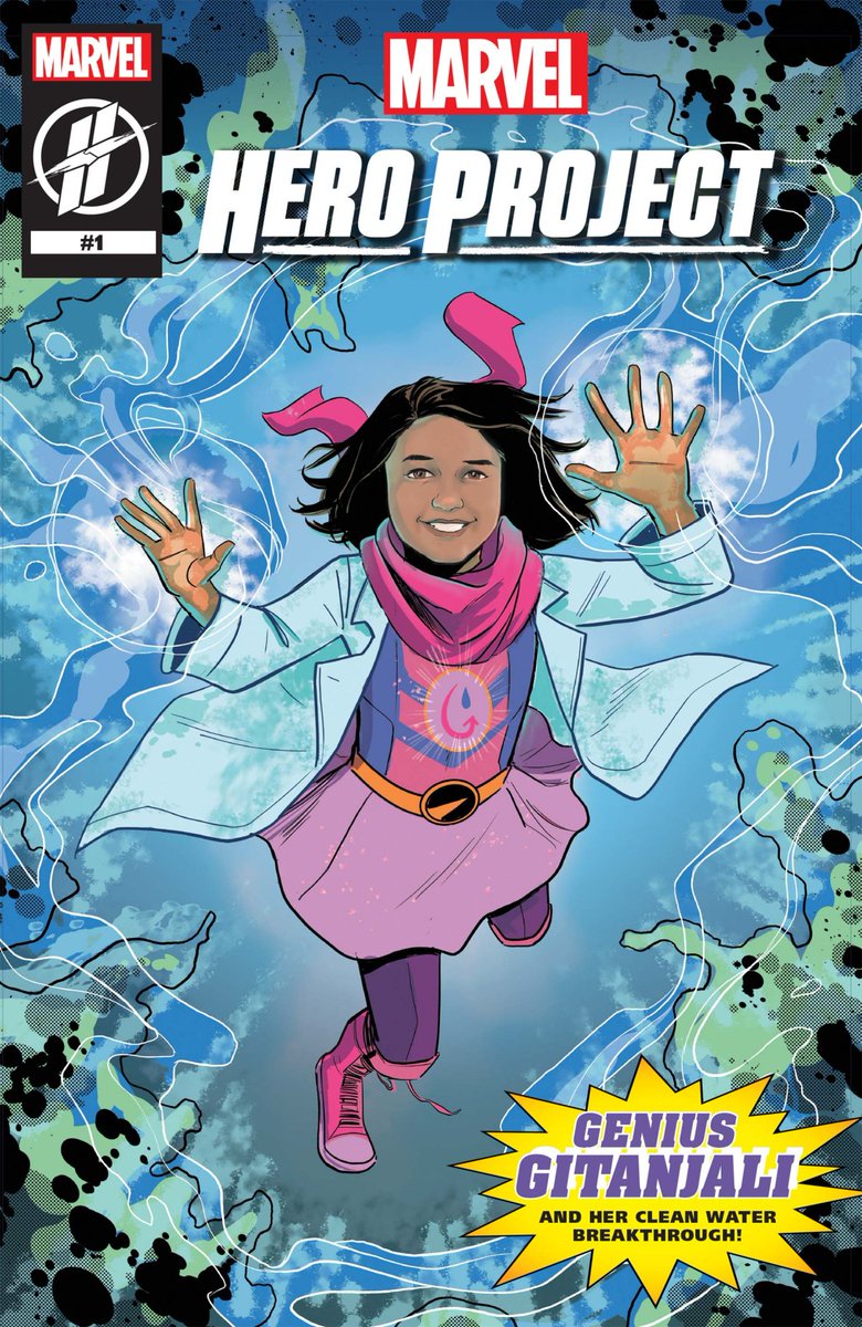 OnTheRedCarpet's tweet photo. Congratulations to @gitanjaliarao for being named @TIME Magazine's FIRST-EVER Kid of the Year! The 15-year-old scientist/inventor was also featured on the "Genius Gitanjali” episode of the #DisneyPlus original series #MarvelsHeroProject. 🙌 (📸 Vivien Killilea/Getty Images) https://t.co/jSGkqHnBq7