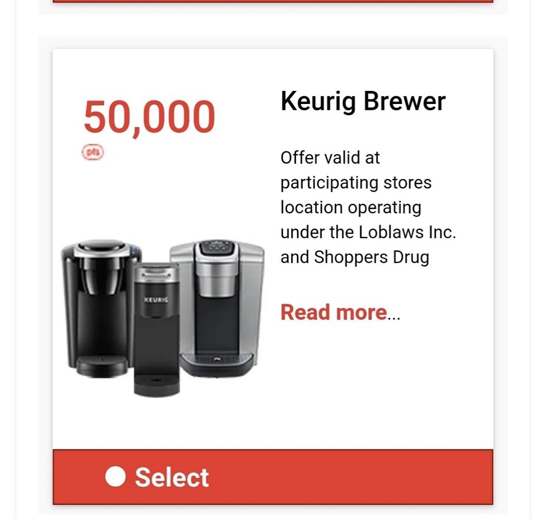 Offer for Keurig 50,000 PC OPTIMUM POINTS FOR CANADA’S BOXING DAY: https://t.co/KLzTIW4oUz https://t.co/gRtBsiN1Cl