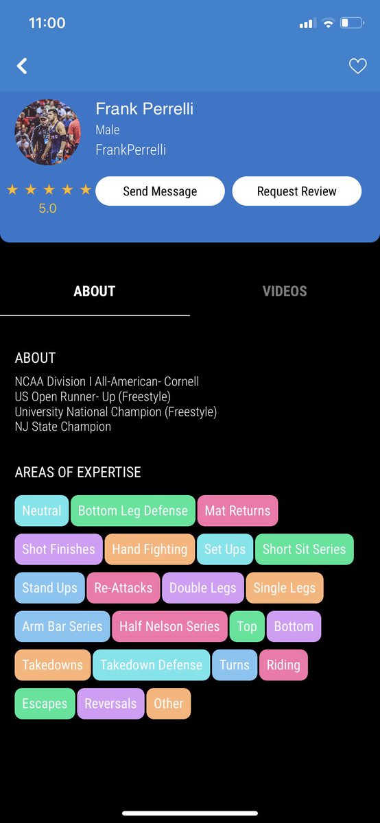 reevuuapp's tweet photo. Wrestlers, are you currently competing and taking video of your matches?  Who do you have watching them and providing feedback on how you can improve?  Here are a few Reevuu Wrestling Coaches available to coach you. https://t.co/SwvxNalmdX