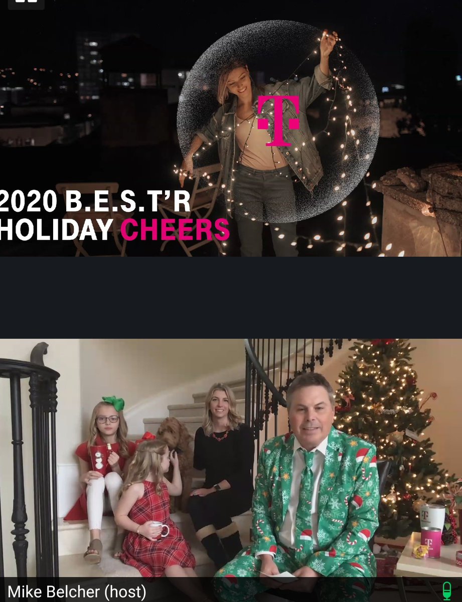 jonicatamayo's tweet photo. This is how we holiday party 2020 style 🎄❤️ Amazing STR, BEST'R and TMO Marketing celebrations today!! THANK YOU to our teams and leaders for keeping the holiday spirit alive❤️ yes, that @Cirque performance was pretty epic! Wow 🎪 #tmobile #STRMarketing https://t.co/oPaWyLx84R