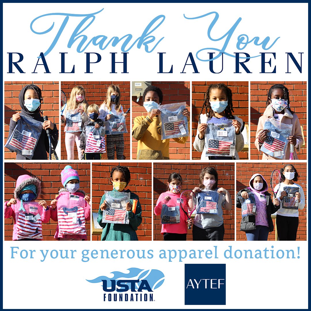 We appreciate Ralph Lauren and the USTA Foundation in supporting our AYTEF kids.  We were able to hand out the amazing Ralph Lauren apparel to our amazing kids!

Thank you <a href="/ralphlauren/">Ralph Lauren</a> and <a href="/usta/">USTA</a>

#AYTEF
#atlanta #youth #tennis #education
#nonprofit
#serve #achieve #enrich