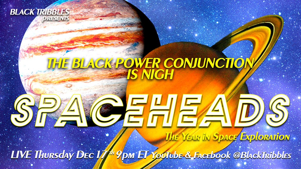 BlackTribbles's tweet photo. Tune in tonight LIVE on YouTube and FB Live for the final show of 2020! Got #RealDNA? What powers are YOU lookin forwrd to during #TheLevelUp on 12.21? #NegroSolstice https://t.co/Vc4wEPsgi7
