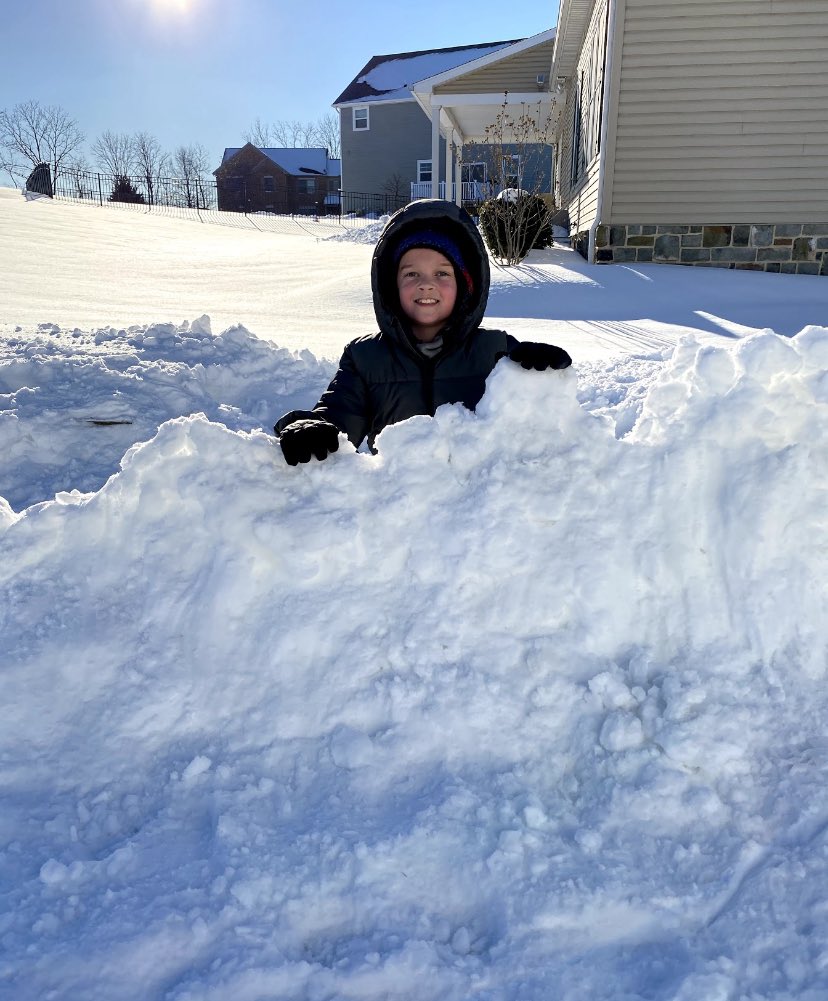Cyber students were encouraged to enjoy the snow! ❄️ #wyproud
