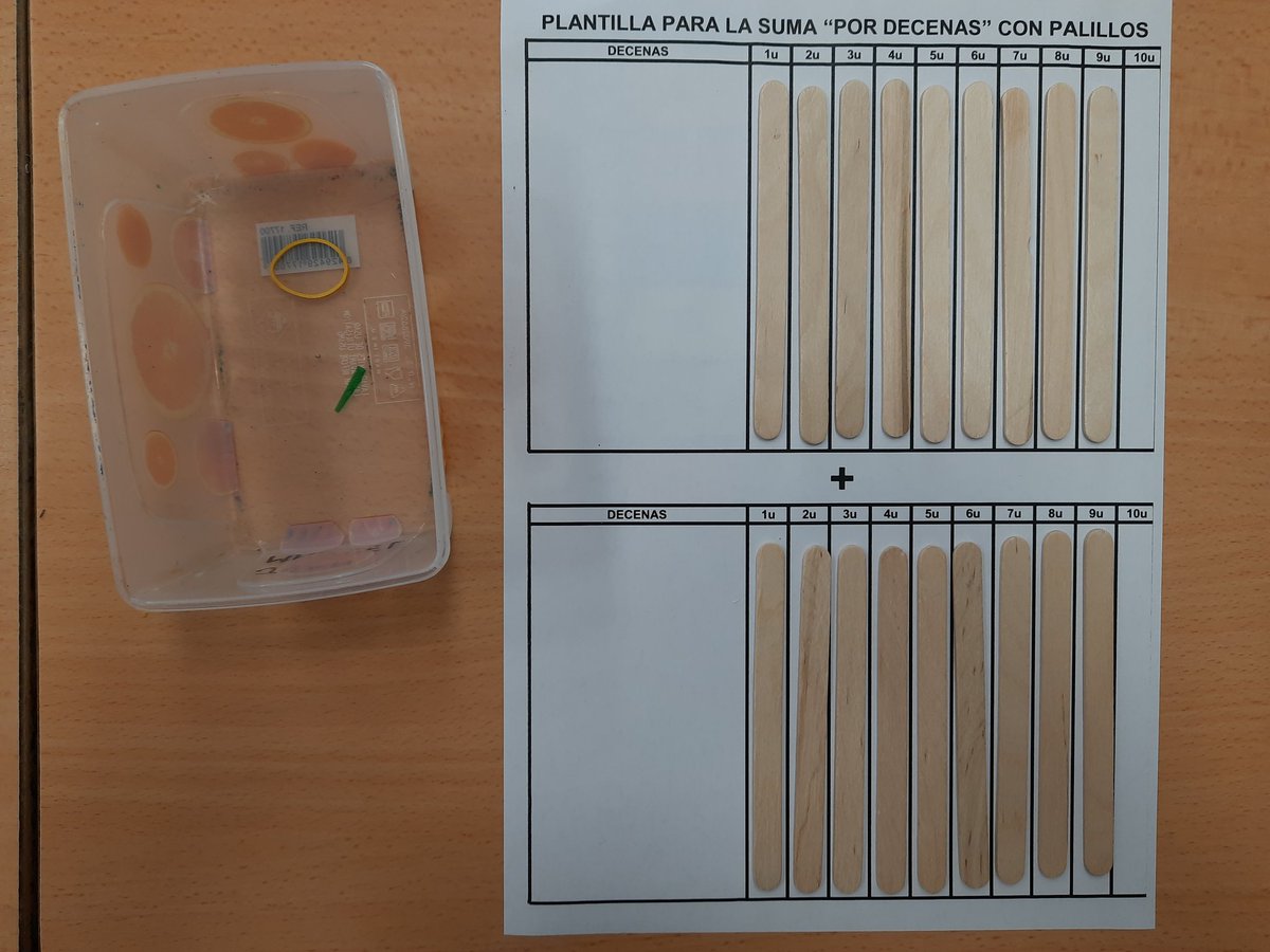 abralom's tweet photo. Partiendo de la propuesta de "plantilla montadora de decenas" de una compañera, surge la plantilla de la "suma por decenas" para aprender a sumar "descomponiendo" y completando decenas a partir del redondeo y las aproximaciones
#ABN #aprendertocando #aprenderjugando #calasanzrota https://t.co/BCop24bDQE