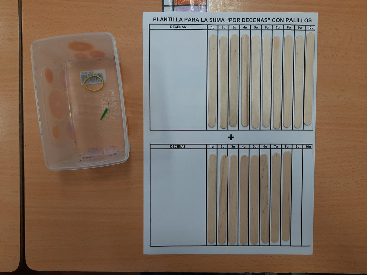 abralom's tweet photo. Partiendo de la propuesta de "plantilla montadora de decenas" de una compañera, surge la plantilla de la "suma por decenas" para aprender a sumar "descomponiendo" y completando decenas a partir del redondeo y las aproximaciones
#ABN #aprendertocando #aprenderjugando #calasanzrota https://t.co/BCop24bDQE