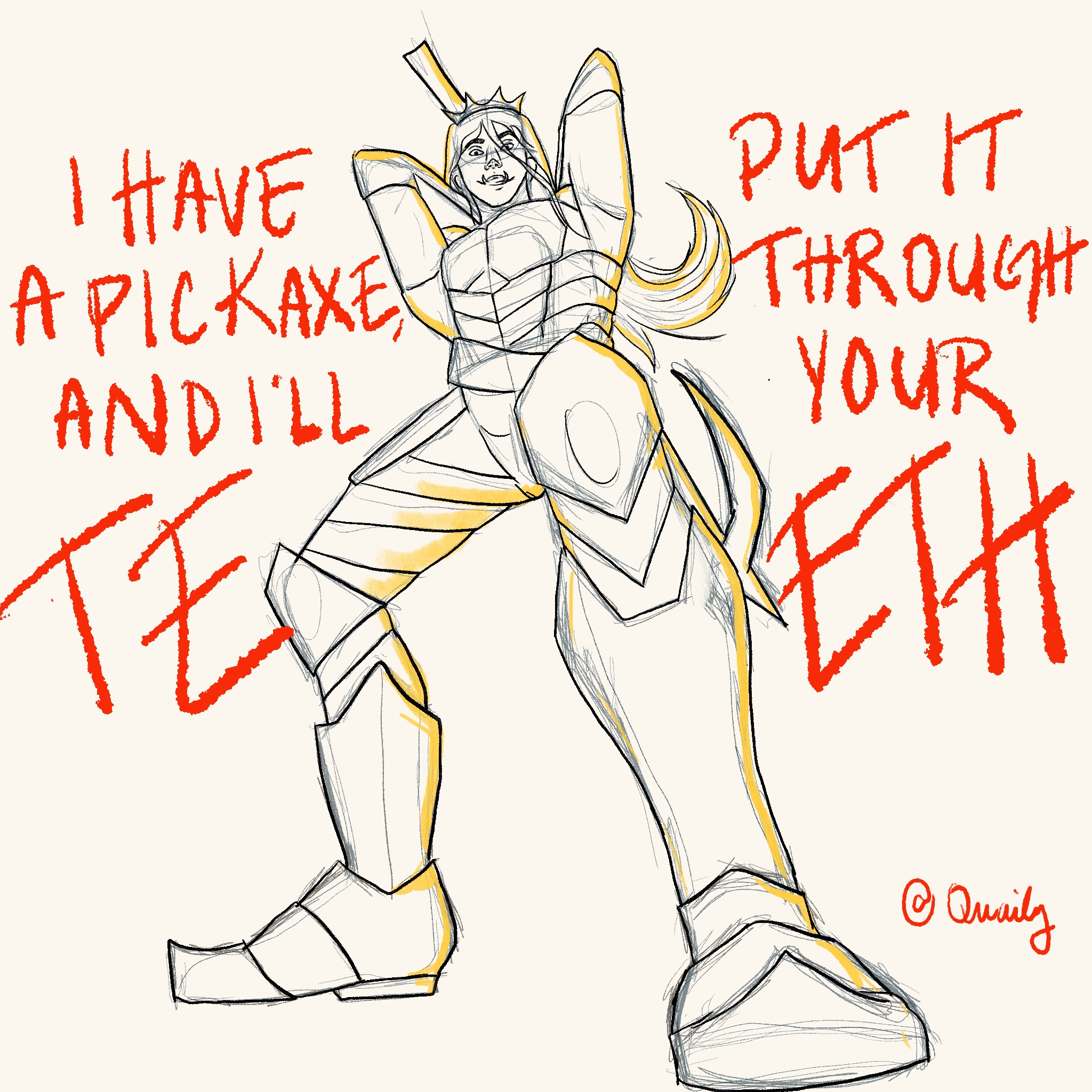 sadboi on X: TECHNOBLADE NEVER DIES iconic man with more iconic quotes  Here's a sketchy techno in full armor:')) #technofanart #dreamsmp  #dreamsmpfanart #technoblade  / X