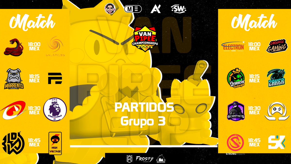🔴 EN VIVO 🔴

Clasificatorios Grupo 3️⃣ 🏆

🎙: @carrascoosaa (Slot izquierdo)
📺: twitch.tv/CarrascosaCL

🎙: @SantiagoT980 (Slot derecho) 
📺: youtube.com/watch?v=B0cOXC…

🏅: 200 USD en premios 💵