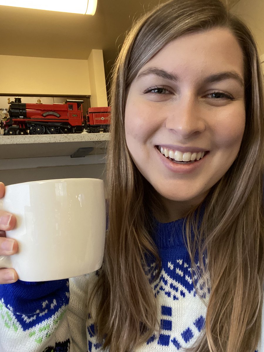cinnamon_msft's tweet photo. Having some afternoon coffee in my new MS Paint sweater! ๐ #DevWithABev #TeamLookGood https://t.co/Dn0jJW5hWj