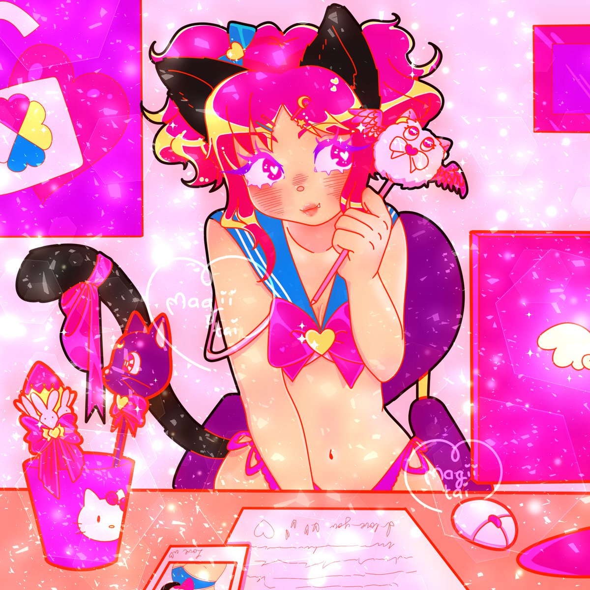 magicaltaini's tweet photo. I'll just drop some #tokyomewmew art bc I'm very hyped for the new anime and honestly can't wait https://t.co/YKng0eJJVc