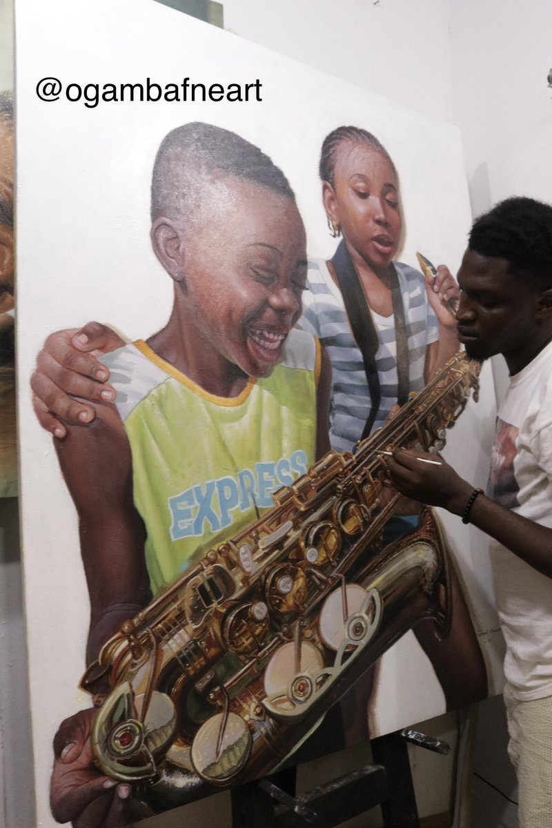 My name is James Ogamba I am a painter look at am painting......retweet