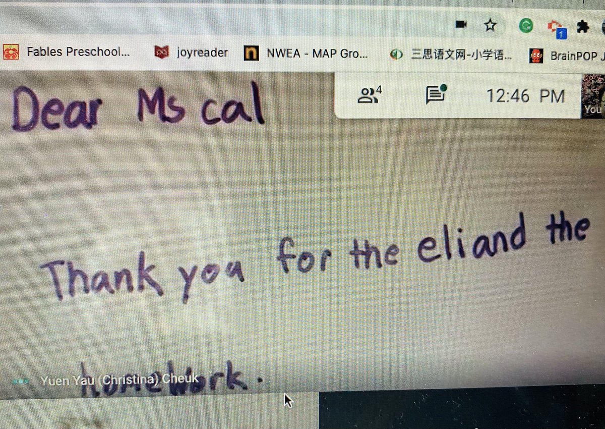 Thanks for reading with me this whole year too!! Love to spend time with my young friends ❤️ #StamfordHK #CognitaWay