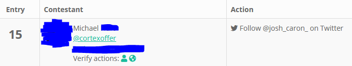 Josh Caron (@josh_caron_) on Twitter photo We picked a winner! Congrats to <a href="/cortexoffer/">cortexoffer</a> on winning the code. Please respond to my dm for the code. You have 48 hours to claim it. 🥳 We picked a winner! Congrats to <a href="/cortexoffer/">cortexoffer</a> on winning the code. Please respond to my dm for the code. You have 48 hours to claim it. 🥳