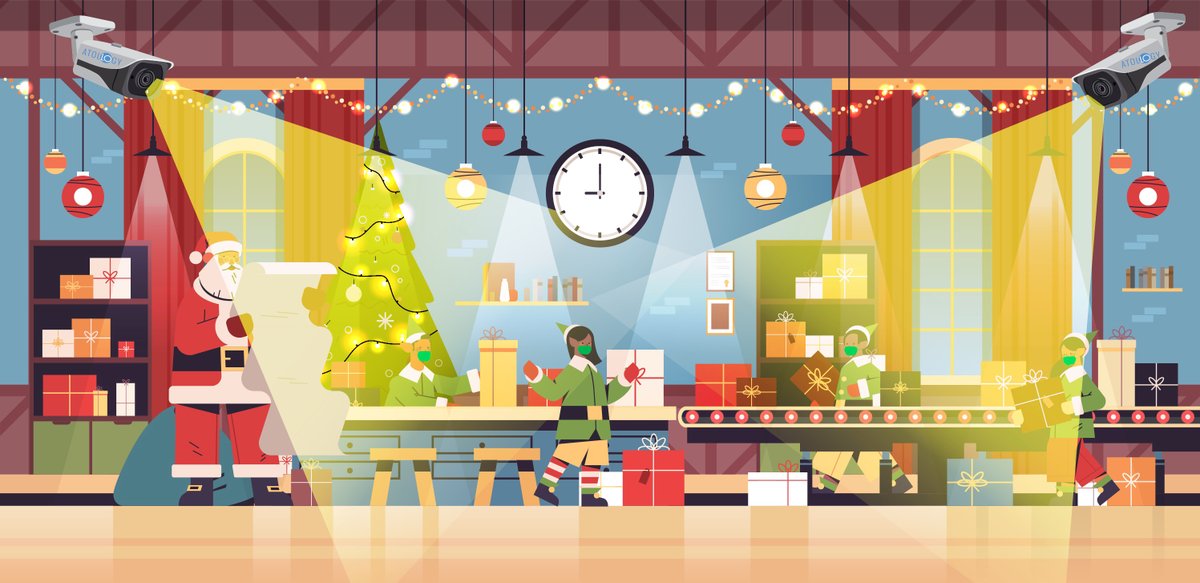 Atollogy's tweet photo. Check out our holiday blog on how Santa is using Atollogy’s Industrial Vision Platform to improve operations in the North Pole. And regardless of how you celebrate, the Atollogy team wishes you Happy Holidays!
https://t.co/KprDCZenwJ https://t.co/F1Uix9Cjke