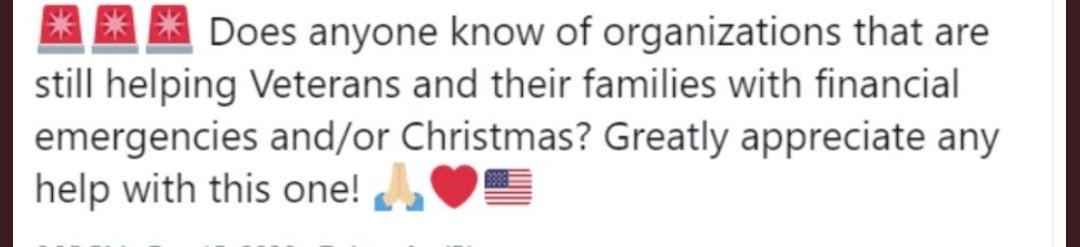 Anon #9Trying to find help for a vet.