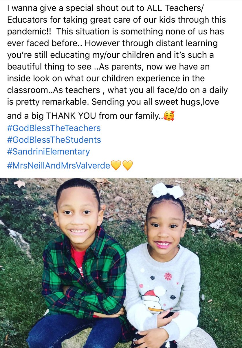 AimeeH20s's tweet photo. We have learned to adapt and overcome a lot this school year. It takes a village even more so now than ever. One thing that has remained the same #WeAreHereForTheKids #TheyDeserveIt #SchoolFamily  #SaintsGoMarching  #pbv #sandrini https://t.co/JlejL6HNh4