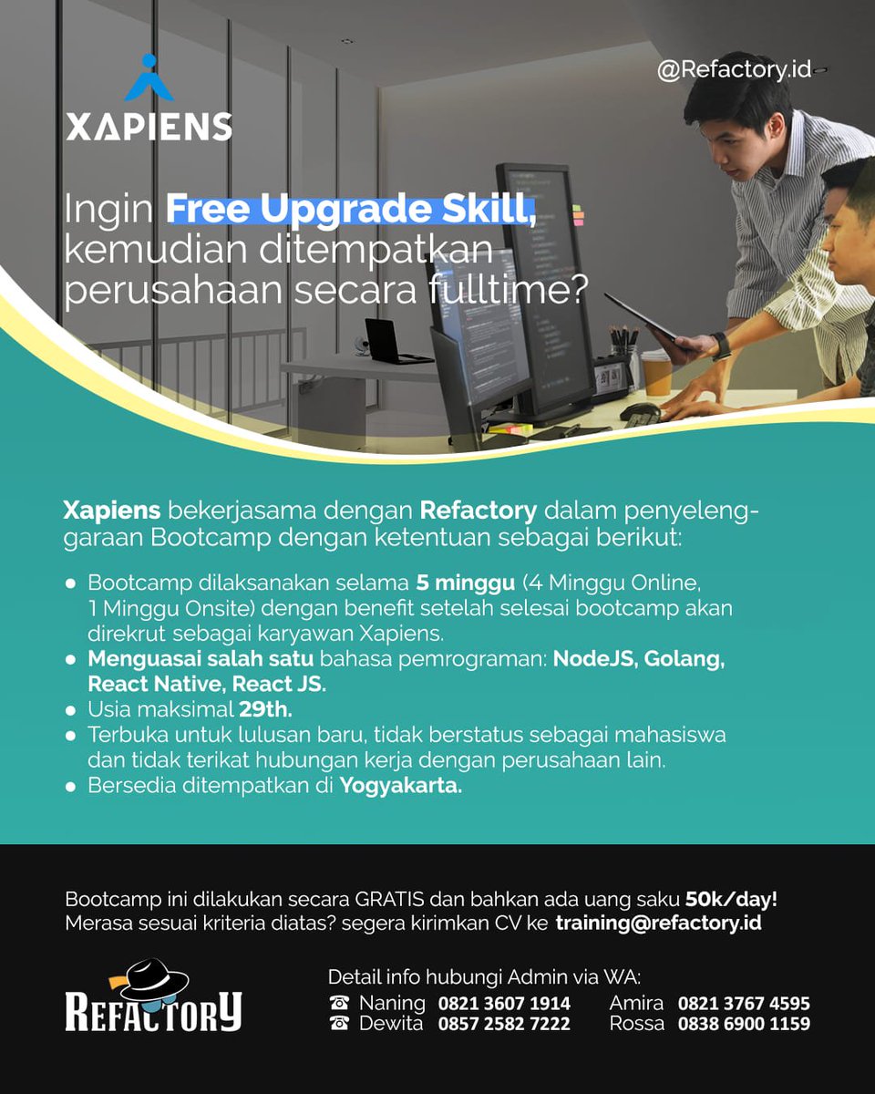 handhikayp's tweet image. #javasript #nodeJS #GOLANG #React #reactNative #employees