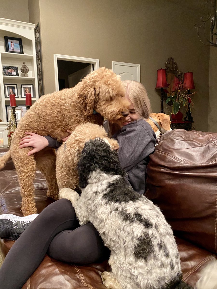 DanaScallion's tweet photo. Look who’s home from college ⁦@presleyholmes⁩ ❤️🐗 https://t.co/Y31FfIAmn7