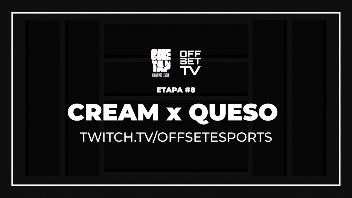 Offset_Esports's tweet photo. O último jogo dos 'quartos' põe frente a frente o @CreamRealBetis e @TeamQuesoGG!
Não percas na tua OFFSET TV! 💥
📺 https://t.co/J8vUZ7EJSB
🎙️ @PIKA_official_ & @TheRA1DER
#OneTap8 #OFFSETTV https://t.co/YlODl8jv0j