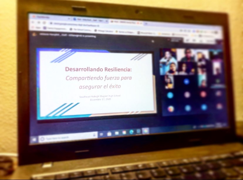 Worked with the <a href="/SRMHSface/">SRMHS Family and Community Engagament F.A.C.E</a> team to provide a space for families to connect tonight about resiliency! One of the sessions was offered in Spanish, and I was using Google translate to understand the comments in the chat. When this came up, my heart melted! ❤️ #familyengagement