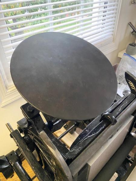 In the Classifieds: C&amp;P Pilot antique #letterpress, fully refurbished. Local pickup only. Early 1900’s. Wonderful condition. Incl. custom deep relief brand new boxcar base. New rollers and trucks, etc. PA. briarpress.org/57968