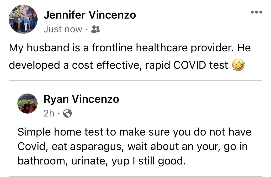 jennifervin's tweet image. #COVID #Asparagus. #snifftest 🤣