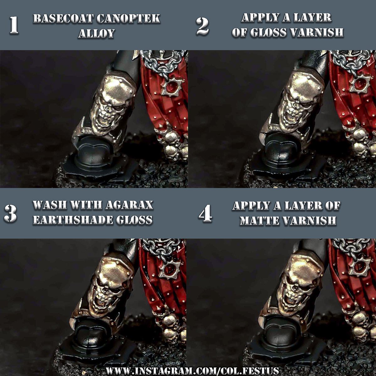 Col_Festus's tweet photo. Chaos Bronze Tutorial! #spacemarines40k #chaosspacemarines #paintingwarhammer #warhammertutorial #citadelminiatures #spreadthehobbylove
#warhammer40k #warhammercommunity #eavymetal #warmongers #warhammerworld @WarComTeam https://t.co/EX0tcwDwrB