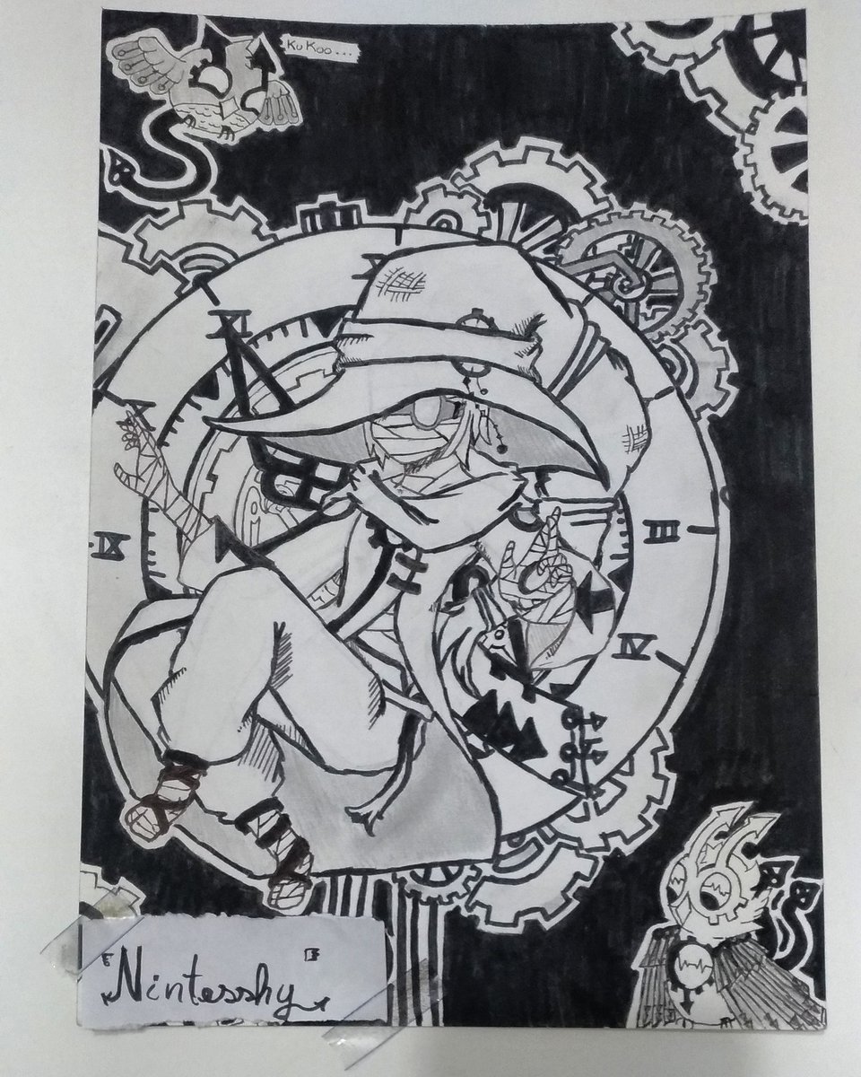 Nintesshy's tweet photo. Uma fanart de um Xelor a melhor classe do Wakfu, um dos meus RPGs favoritos https://t.co/tHRg4Pv1VZ