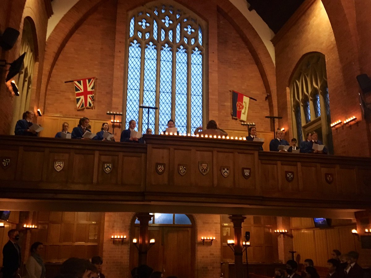 DCPSBoarding's tweet image. It was a real blessing to get to the #DeanClosePrepSchool carols by candlelight service yesterday and hear some of our boarders singing and reading. I believe there will be a recording available very soon too 🤞#carols #jazzyorgansolo #ashininglight