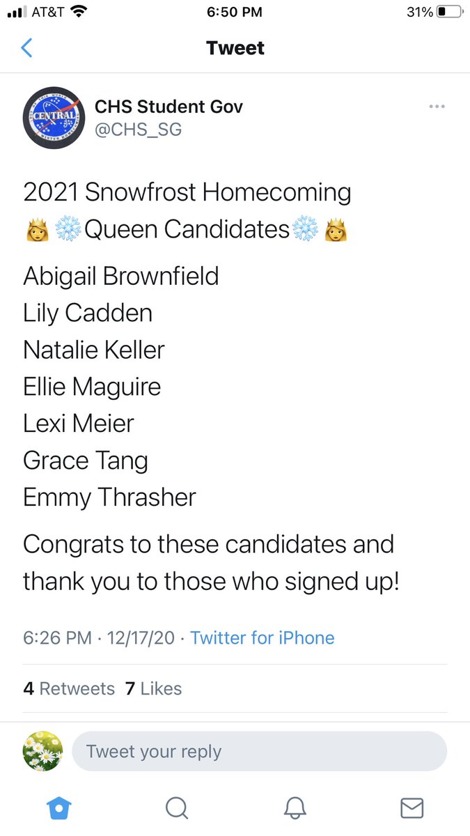 Congratulations to our Ellie for being selected as a Snowfrost Queen Candidate!