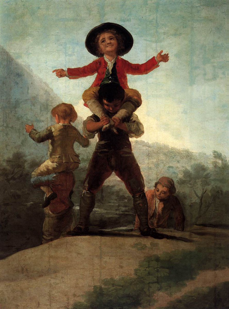RT @artistgoya: Playing at Giants, 1792 #goya #spanishart https://t.co/B7XzeNySqR