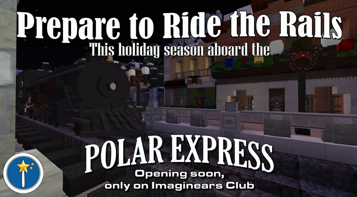 imaginearsclub's tweet image. Brrr, its cold out side, and its snowing. What's better than that? How about one truly magical night ride on the rails? #iears #imaginearsclub