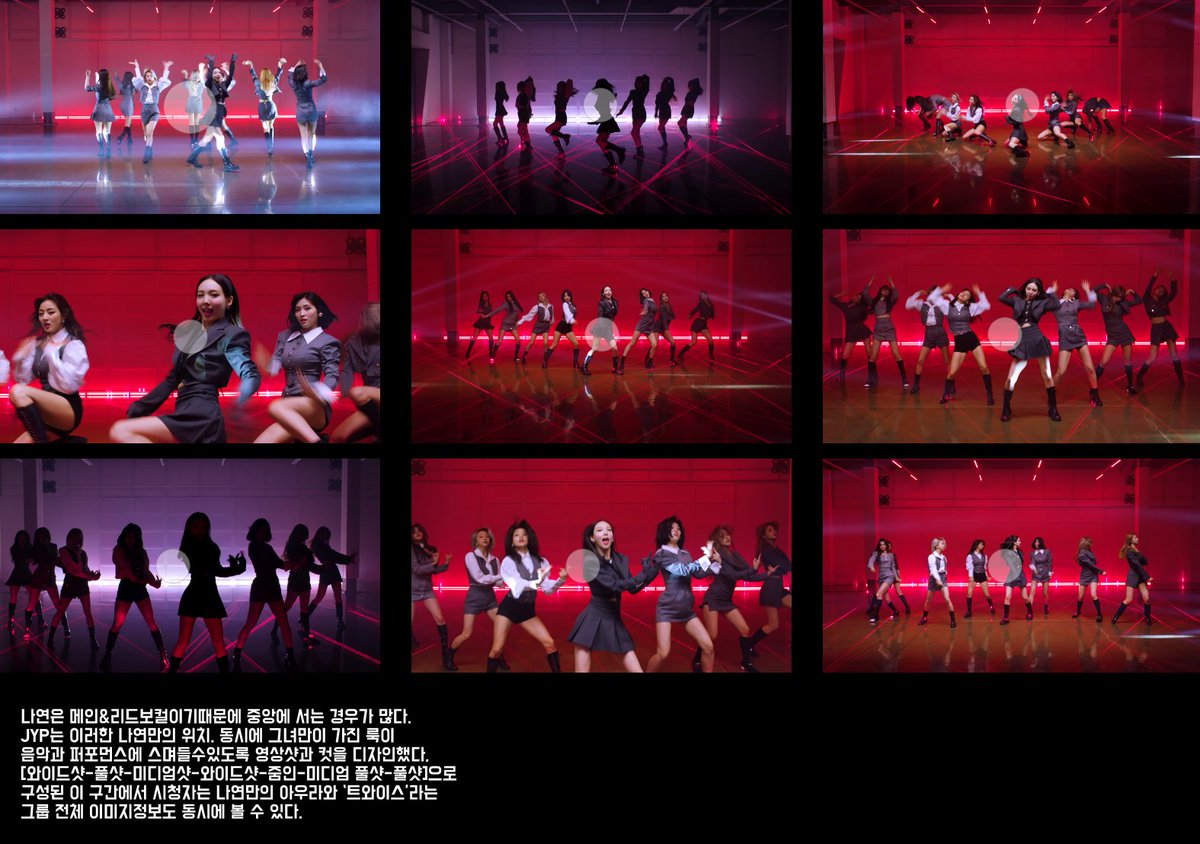 lemonaidpicks's tweet photo. https://t.co/8ApxKAWVAM
이번 글에서는 'I can't stop me'뮤직비디오
영상편집, 샷설계, 컷 디자인분석을 통해
트와이스만의 퍼포먼스와 음악이 영상을 통해 
어떻게 전해지는지 살펴봅니다.
#트와이스 #나연 #사나 #JYP #TWICE https://t.co/swxwHJSdtj