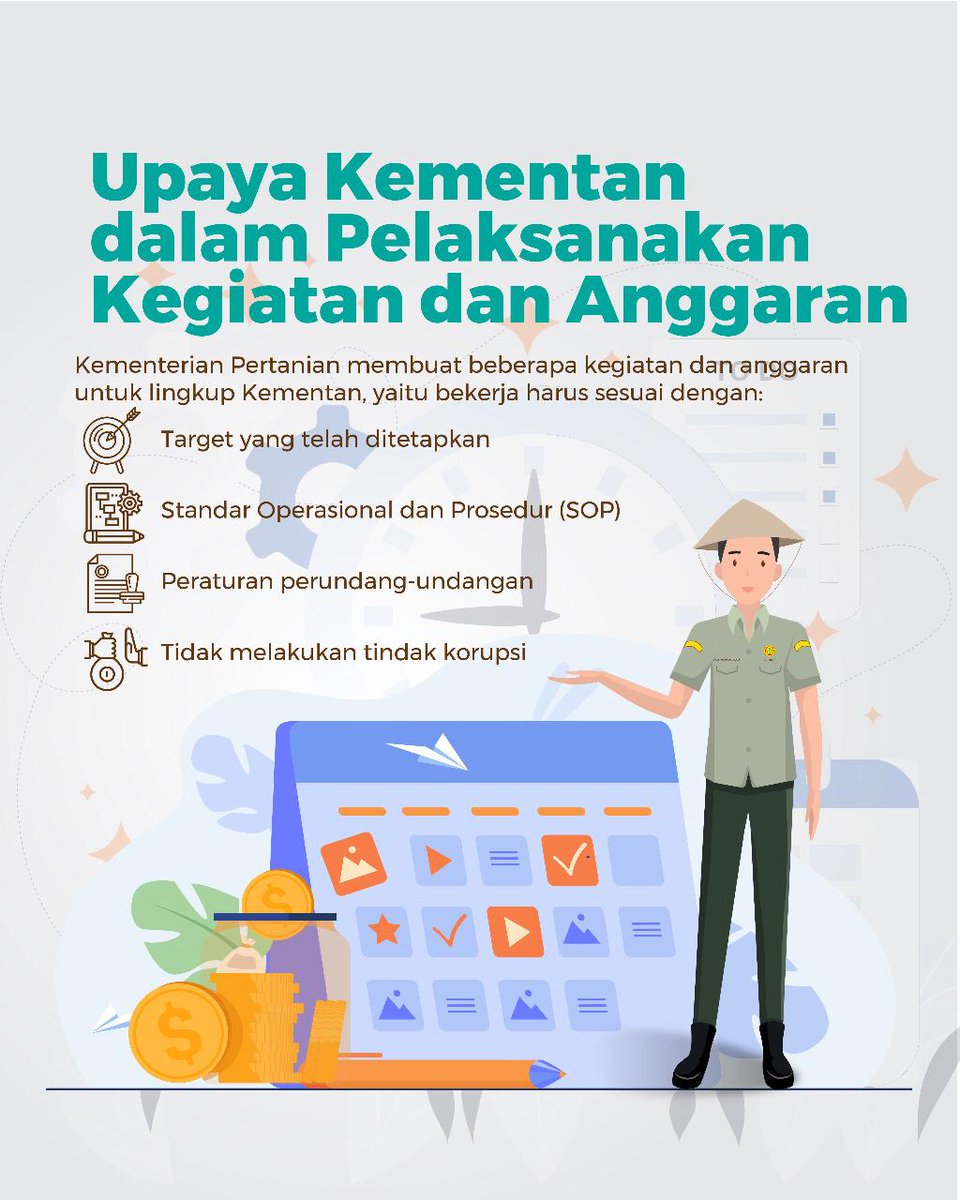 kementan's tweet photo. Melalui kegiatan ini Kementan juga mengajak pimpinan dan pegawai untuk selalu memelihara &amp; mengembangkan pola pikir serta budaya kerja yang mengedepankan kebersamaan dengan penuh semangat, dedikasi, berintegritas, dan menjauhkan diri dari perilaku koruptif #KementanCegahKorupsi https://t.co/5xx2R94tmX