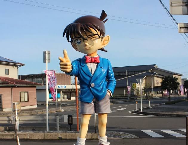 12. you lose a point if.... you've ever went to Conan Town in Tottori, Japan