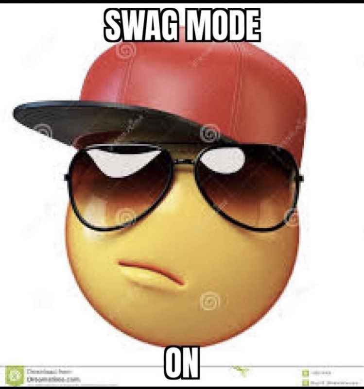 Reactions On Twitter Sunglasses Snapback Emoji Swag Mode On sunglasses snapback emoji swag mode