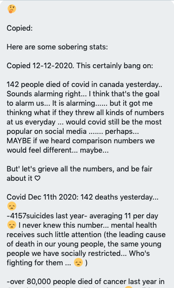 A thread a friend asked me to post: